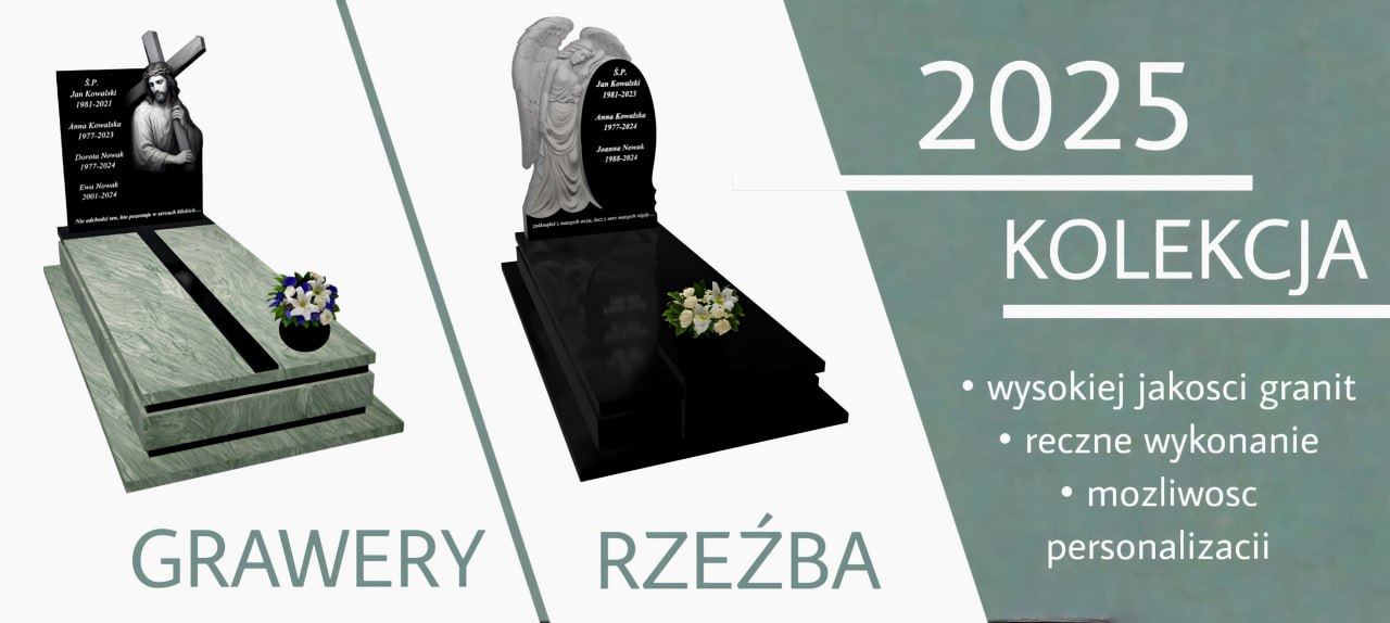 Kolekcja nagrobków 2025