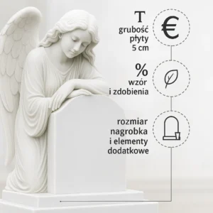 Cena nagrobka – kluczowe czynniki, Biały marmur a koszt pomnika