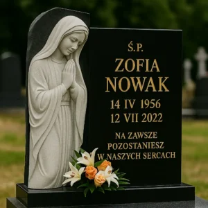 Napis na nagrobek z Matką Boską — co napisać na nagrobku, aby oddać pamięć i szacunek
