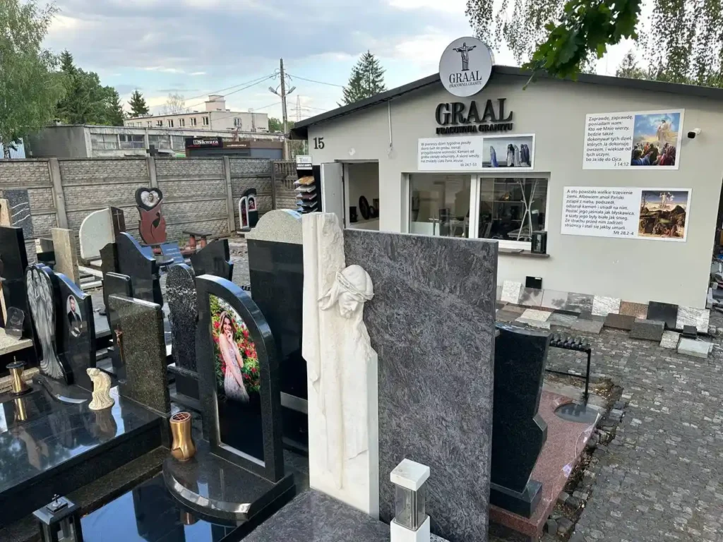 Pracownią Granitu GRAAL – Warszawa, ul. Wóycickiego 15, Cmentarz Północny