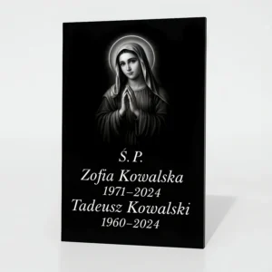 Grawer na nagrobkach – ręcznie wykonany wzór numer 12 z wysoką precyzją