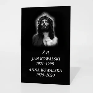 Grawer na nagrobkach – ręcznie wykonany wzór numer 14 z wysoką precyzją