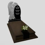 Nagrobek pojedynczy z rzeźbą anioła z skrzydłami CK 71 zdjęcie 41