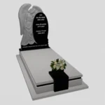 Nagrobek pojedynczy z rzeźbą anioła z skrzydłami CK 71 zdjęcie 42