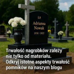 Skryte detale wpływające na trwałość nagrobka - nagrobek