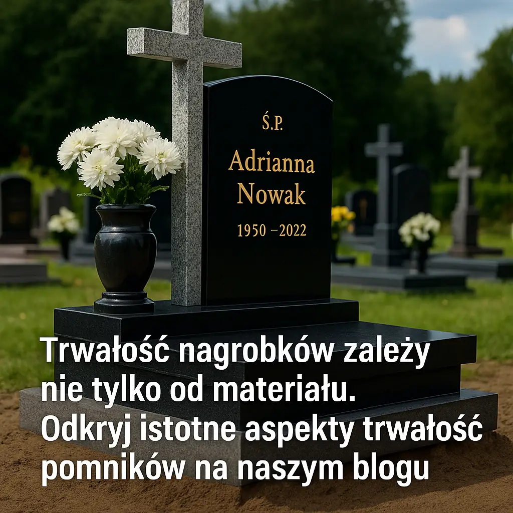Skryte detale wpływające na trwałość nagrobka - nagrobek