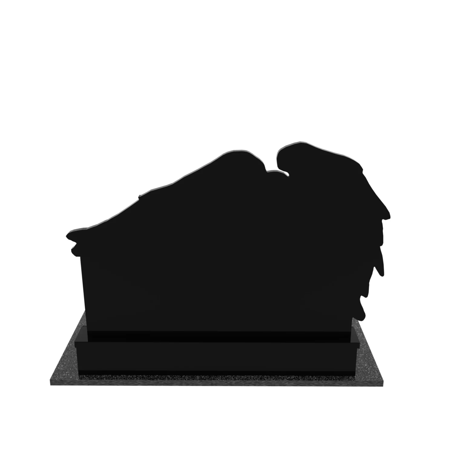 Nagrobek podwójny z grawerem anioła CK 77+360 – photo №6