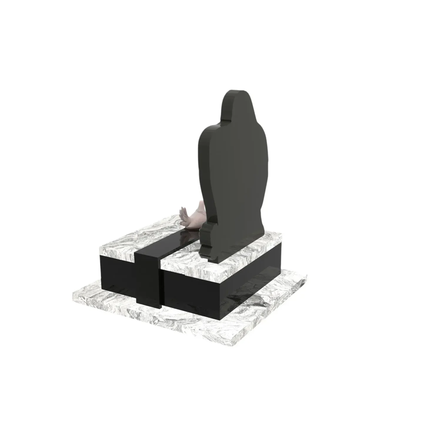 Nagrobek urnowy z granitu CK 87+360 – photo №4