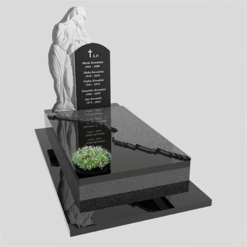 Nagrobek pojedynczy z granitu CK 91