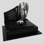 Nagrobek podwójny z grawerem anioła CK 82 zdjęcie 31
