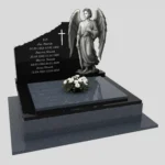 Nagrobek podwójny z grawerem anioła CK 82 zdjęcie 32