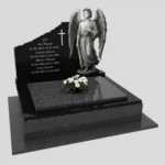 Nagrobek podwójny z grawerem anioła CK 82 zdjęcie 35