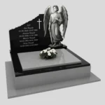 Nagrobek podwójny z grawerem anioła CK 82 zdjęcie 38