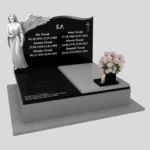 Nagrobek podwójny z grawerem anioła CK 81 zdjęcie 35