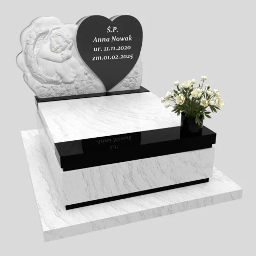 Nagrobek dla dziecka z granitu D 41