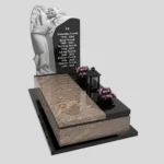 Nagrobek pojedynczy z granitu CK 103 zdjęcie 34