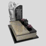 Nagrobek pojedynczy z granitu CK 103 zdjęcie 36