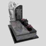 Nagrobek pojedynczy z granitu CK 103 zdjęcie 41