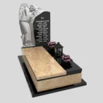 Nagrobek pojedynczy z granitu CK 103 zdjęcie 43