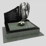 Nagrobek podwójny z grawerem anioła CK 82 zdjęcie 40