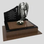 Nagrobek podwójny z grawerem anioła CK 82 zdjęcie 42