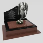 Nagrobek podwójny z grawerem anioła CK 82 zdjęcie 44