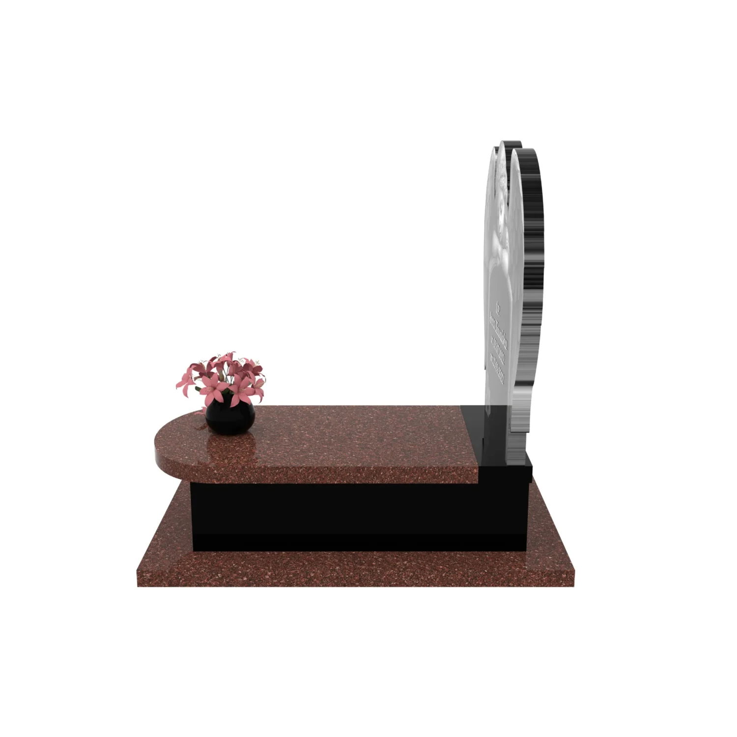 Nagrobek dla dziecka z granitu D 49+360 – photo №3