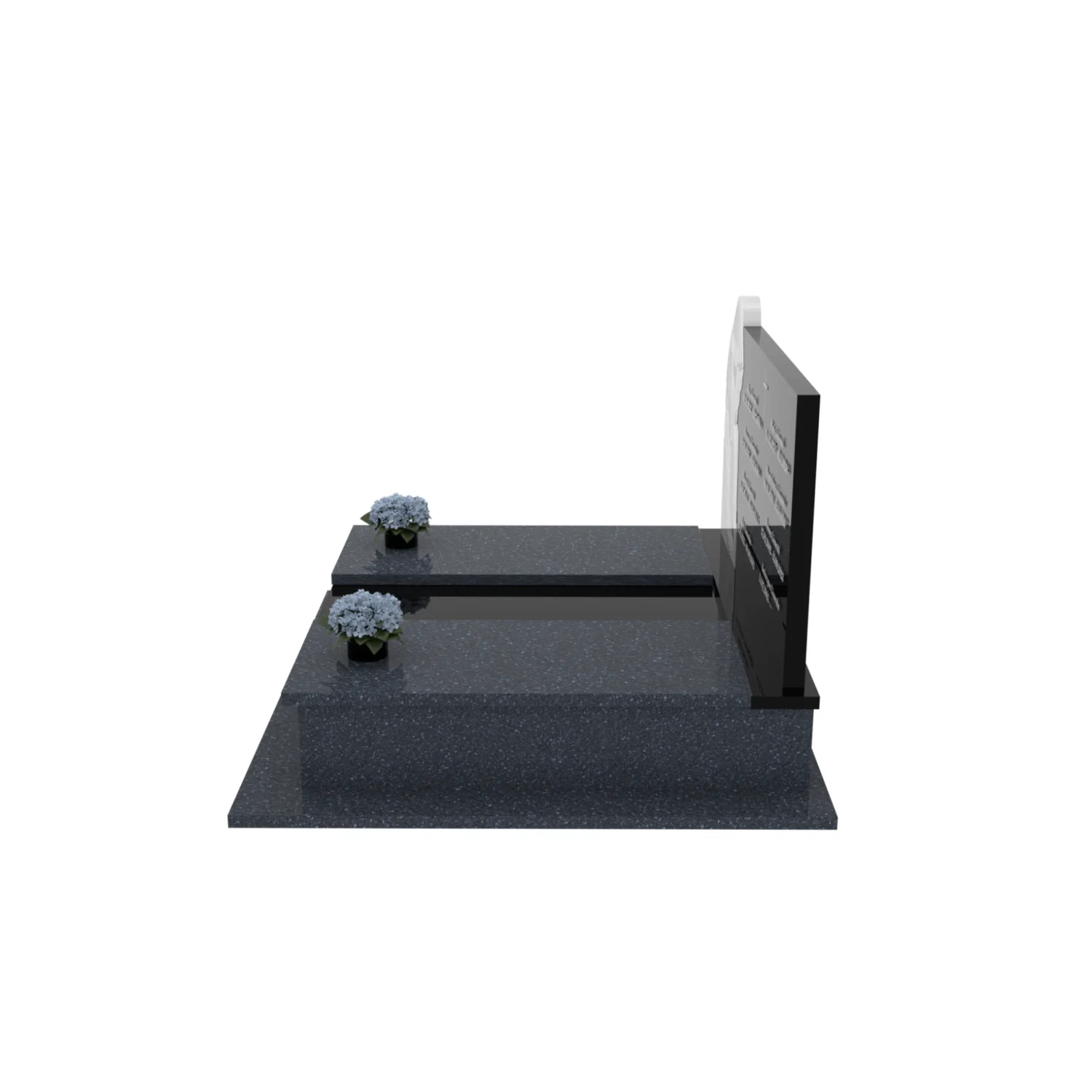 Nagrobek podwójny z granitu CK 97+360 – photo №3