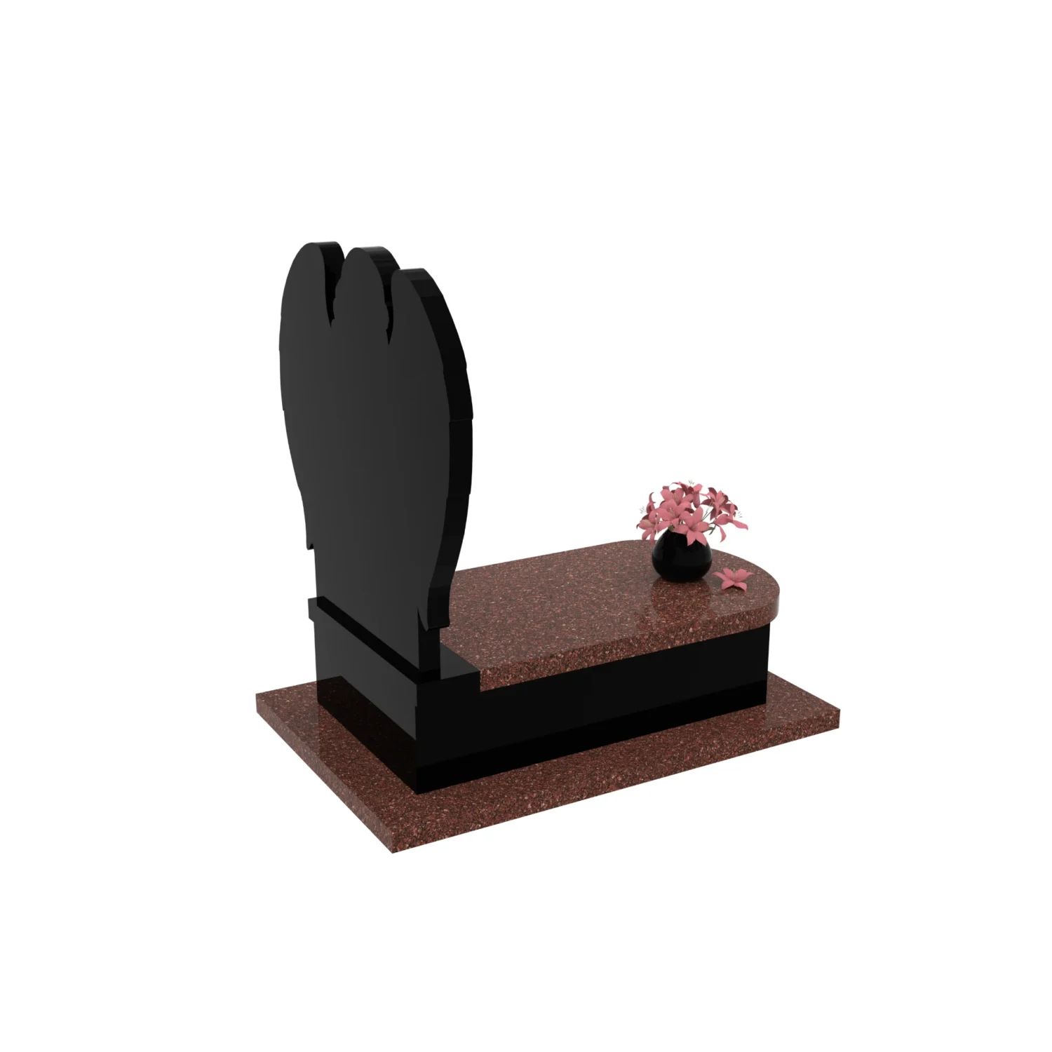 Nagrobek dla dziecka z granitu D 49+360 – photo №8