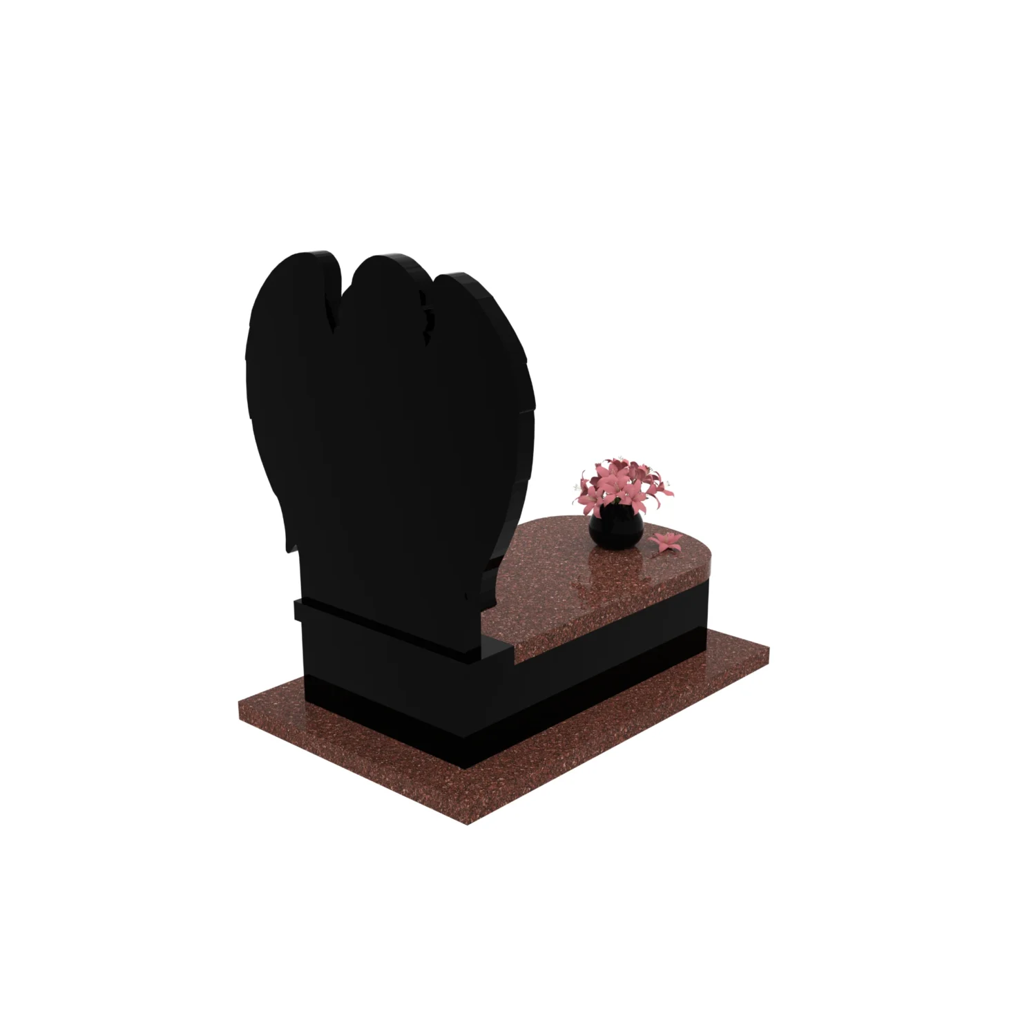 Nagrobek dla dziecka z granitu D 49+360 – photo №7