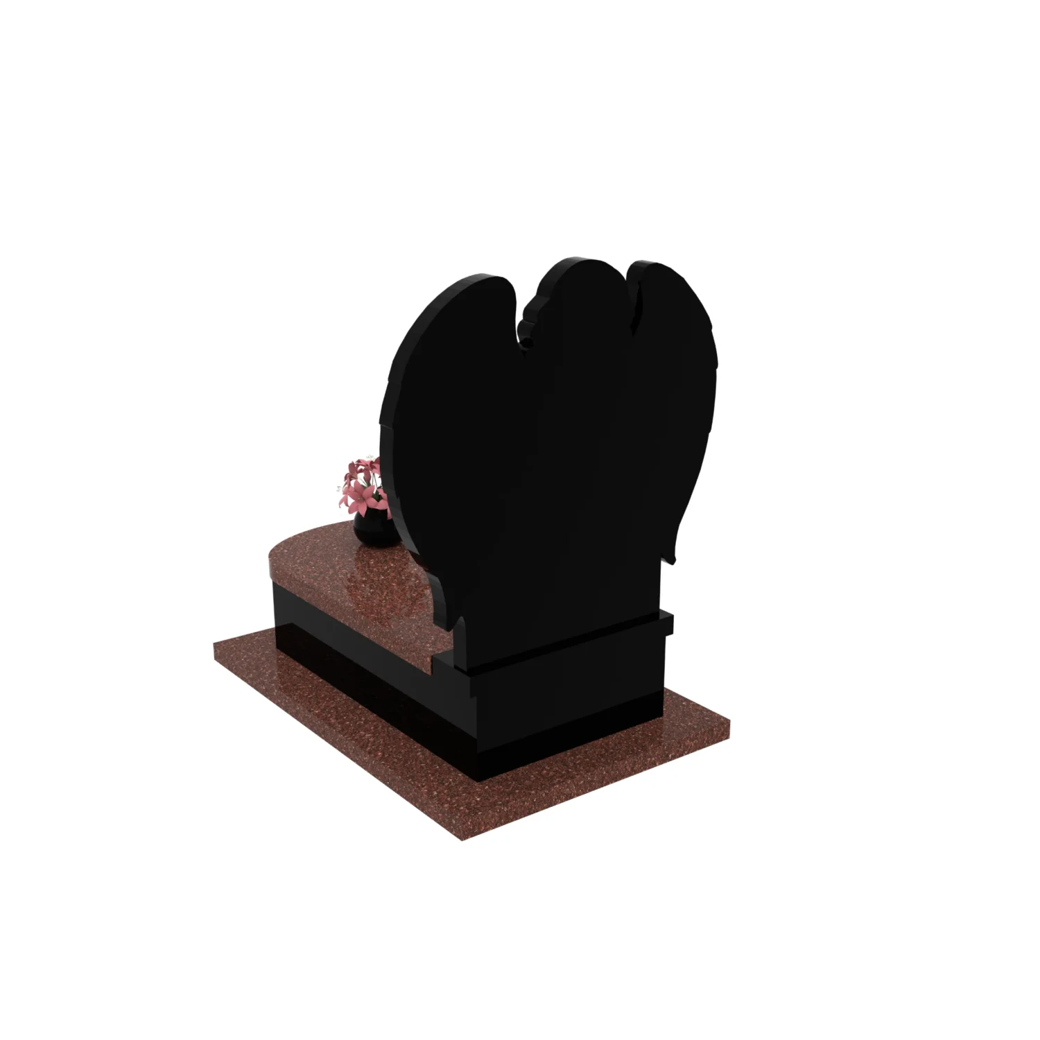 Nagrobek dla dziecka z granitu D 49+360 – photo №5