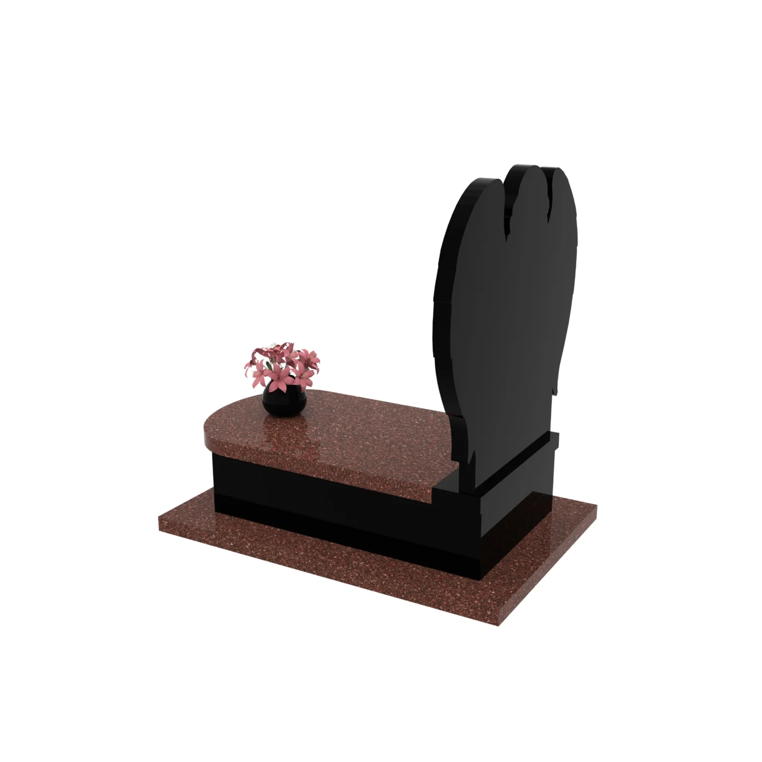 Nagrobek dla dziecka z granitu D 49+360 – photo №4