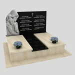 Nagrobek podwójny z granitu CK 97 zdjęcie 30