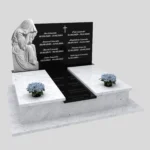 Nagrobek podwójny z granitu CK 97 zdjęcie 35