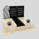 Nagrobek podwójny z granitu CK 97 zdjęcie 37