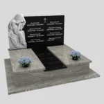 Nagrobek podwójny z granitu CK 97 zdjęcie 38