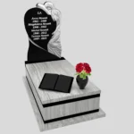 Nagrobek pojedynczy z granitu CK 126 zdjęcie 33