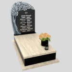 Nagrobek pojedynczy z granitu K 121 zdjęcie 36