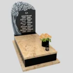 Nagrobek pojedynczy z granitu K 121 zdjęcie 42