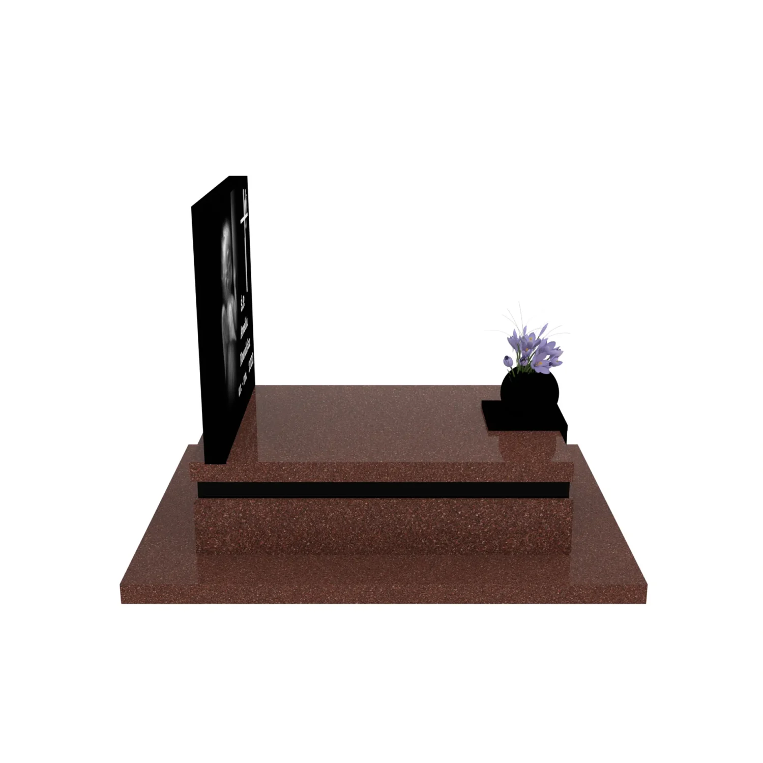 Nagrobek dla dziecka z granitu D 61+360 – photo №9