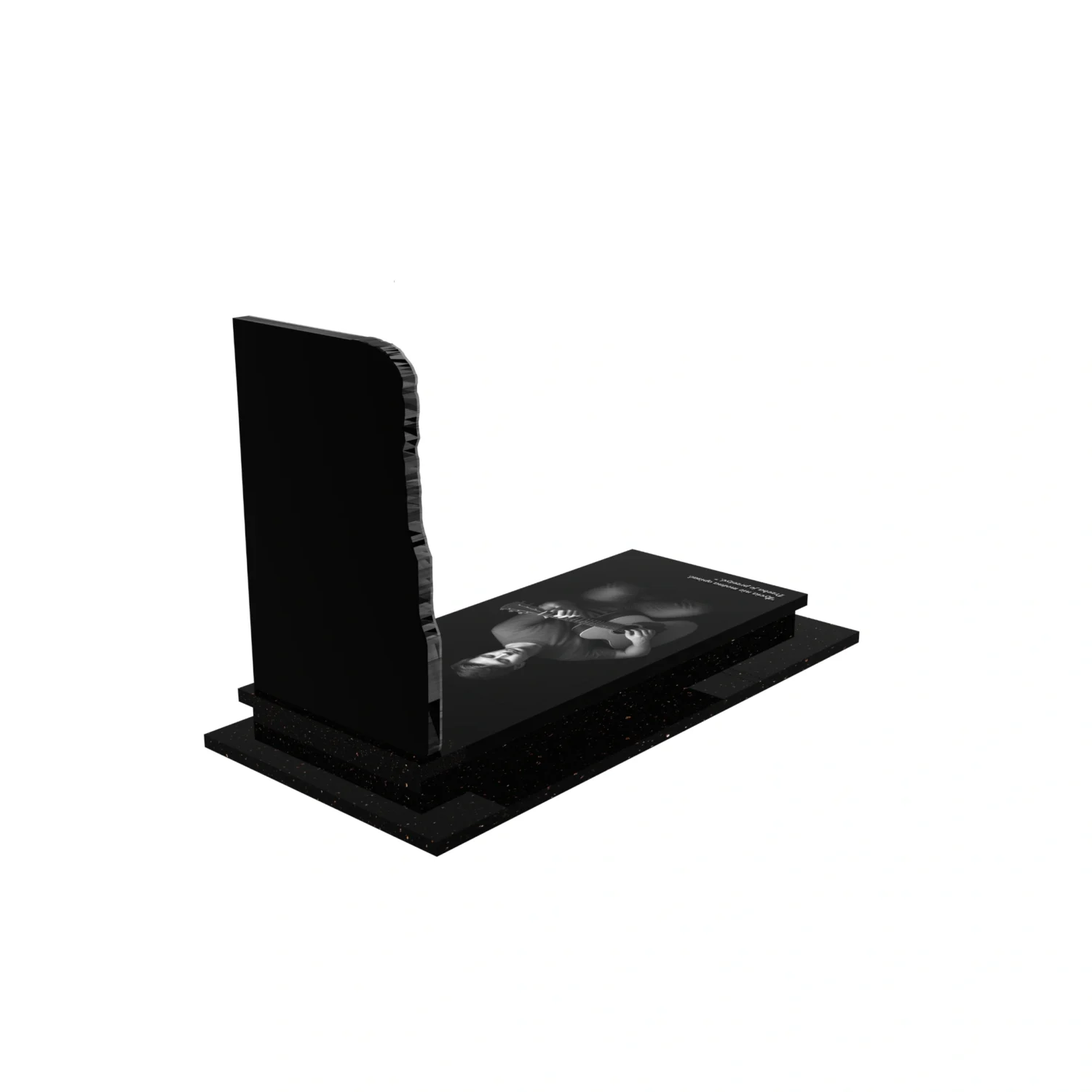 Nagrobek pojedynczy z granitu CK 142+360 – photo №7