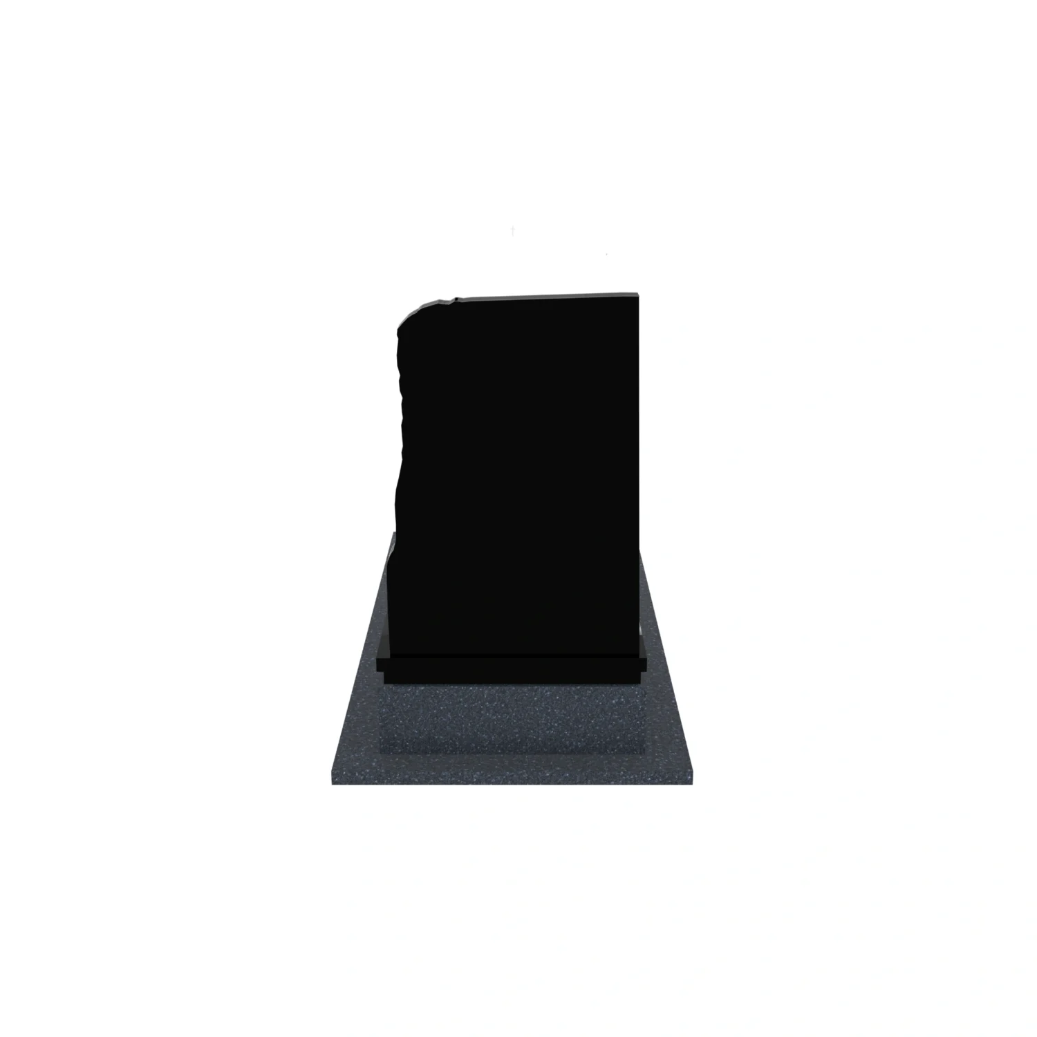 Nagrobek pojedynczy z rzeźbą dla pilota z granitu CK 141+360 – photo №6