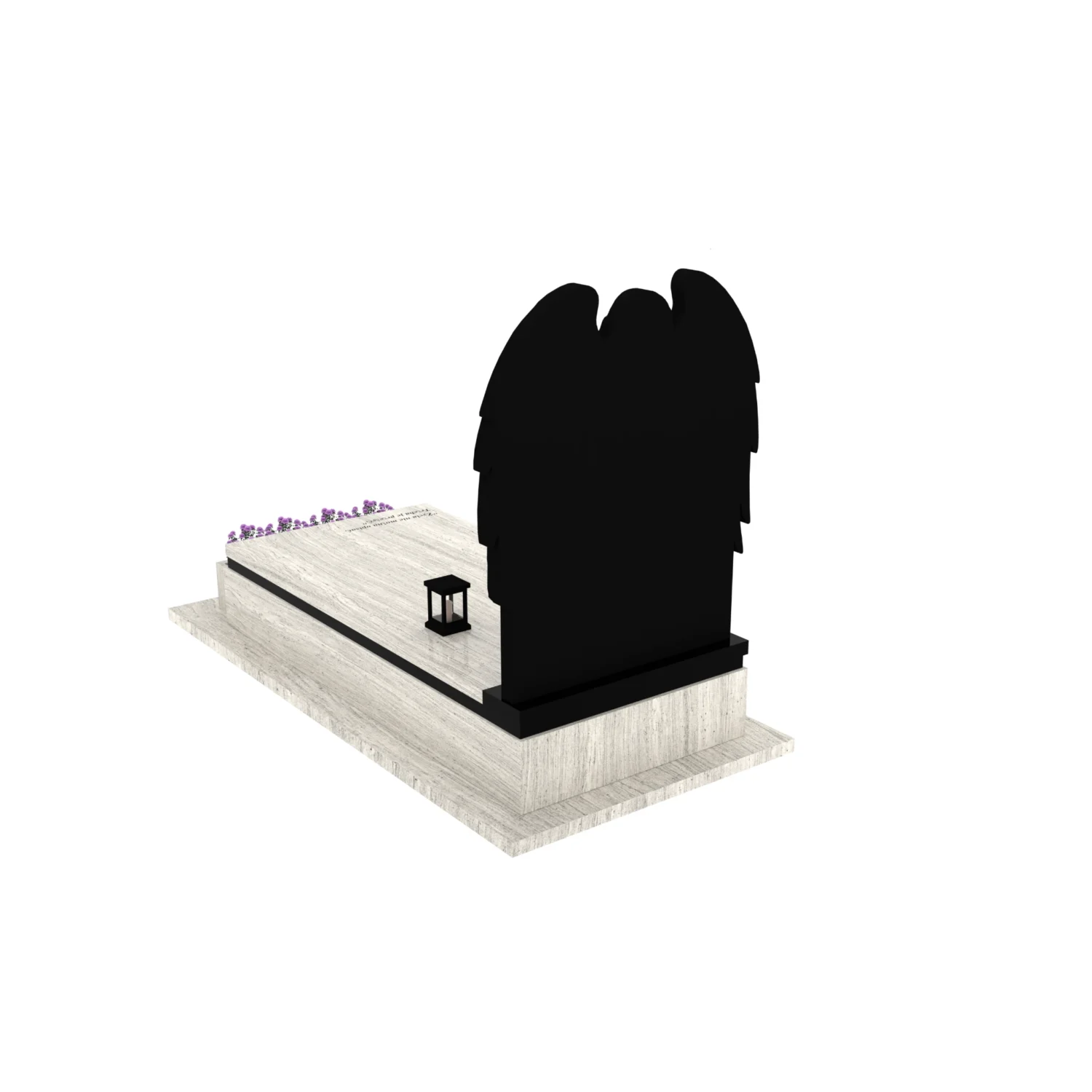 Nagrobek pojedynczy z granitu CK 140+360 – photo №5