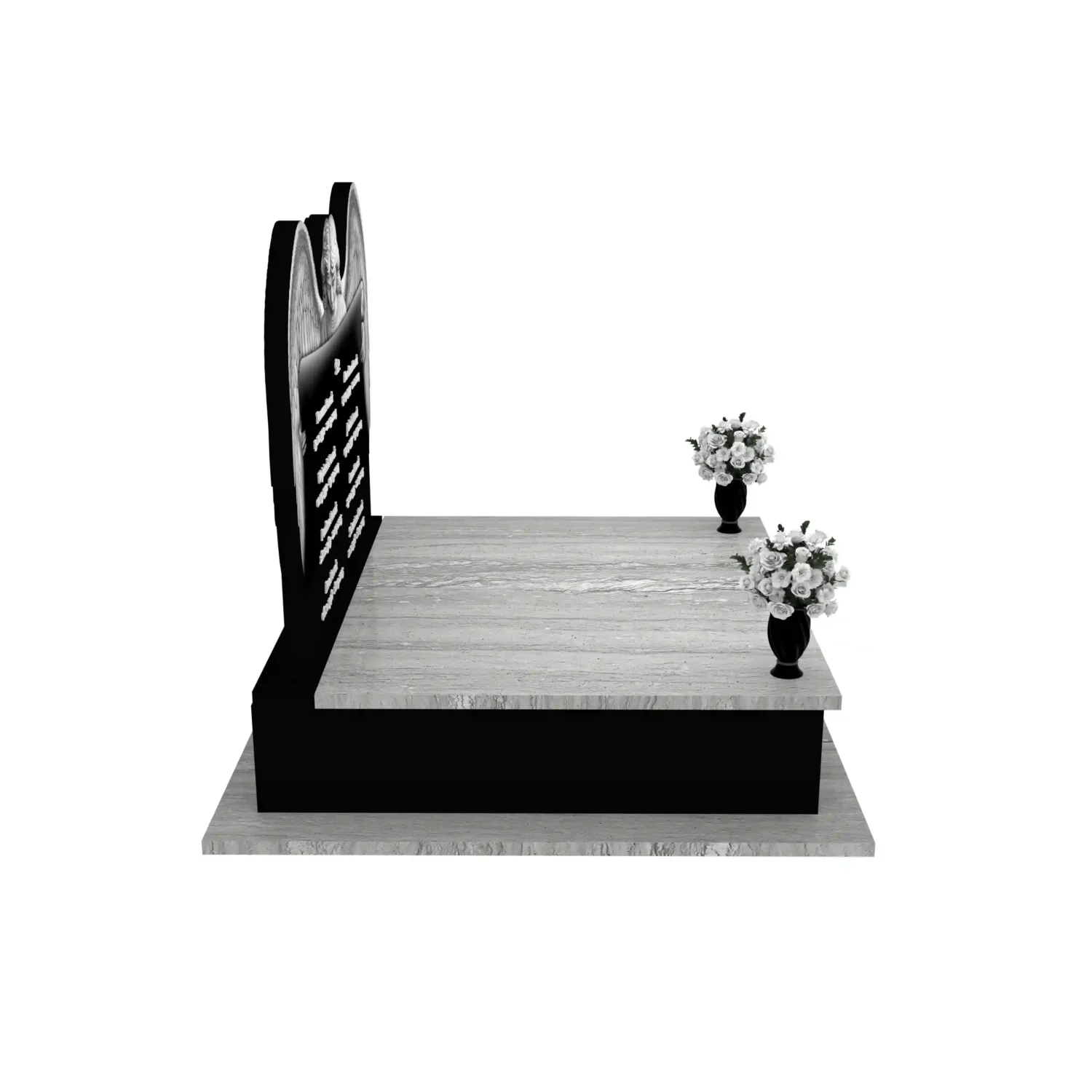 Nagrobek podwójny z granitu CK 99+360 – photo №9