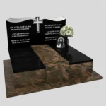 Nagrobek podwójny z granitu CK 98 zdjęcie 31