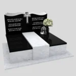 Nagrobek podwójny z granitu CK 98 zdjęcie 35