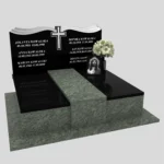 Nagrobek podwójny z granitu CK 98 zdjęcie 39