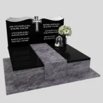 Nagrobek podwójny z granitu CK 98 zdjęcie 40