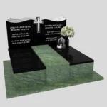 Nagrobek podwójny z granitu CK 98 zdjęcie 41