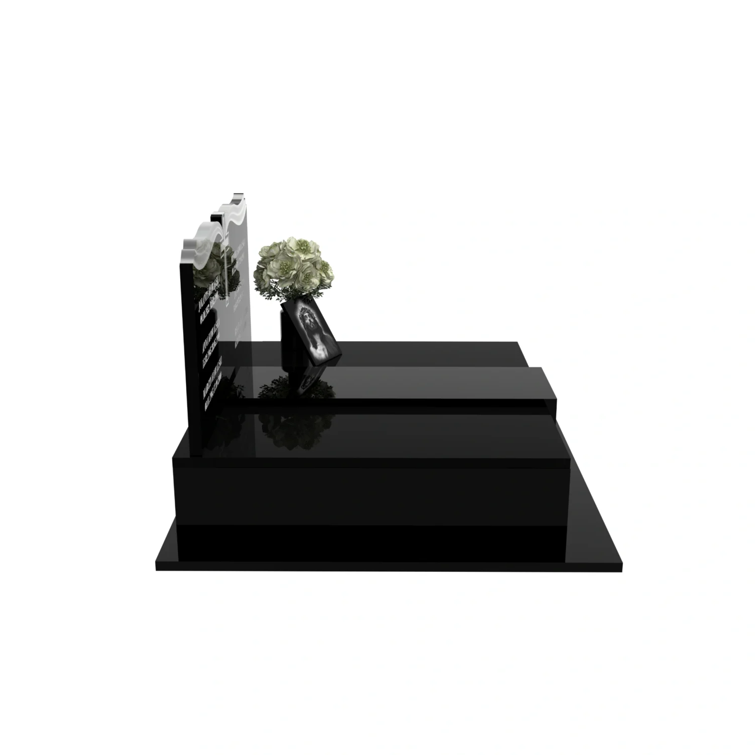 Nagrobek podwójny z granitu CK 98+360 – photo №9